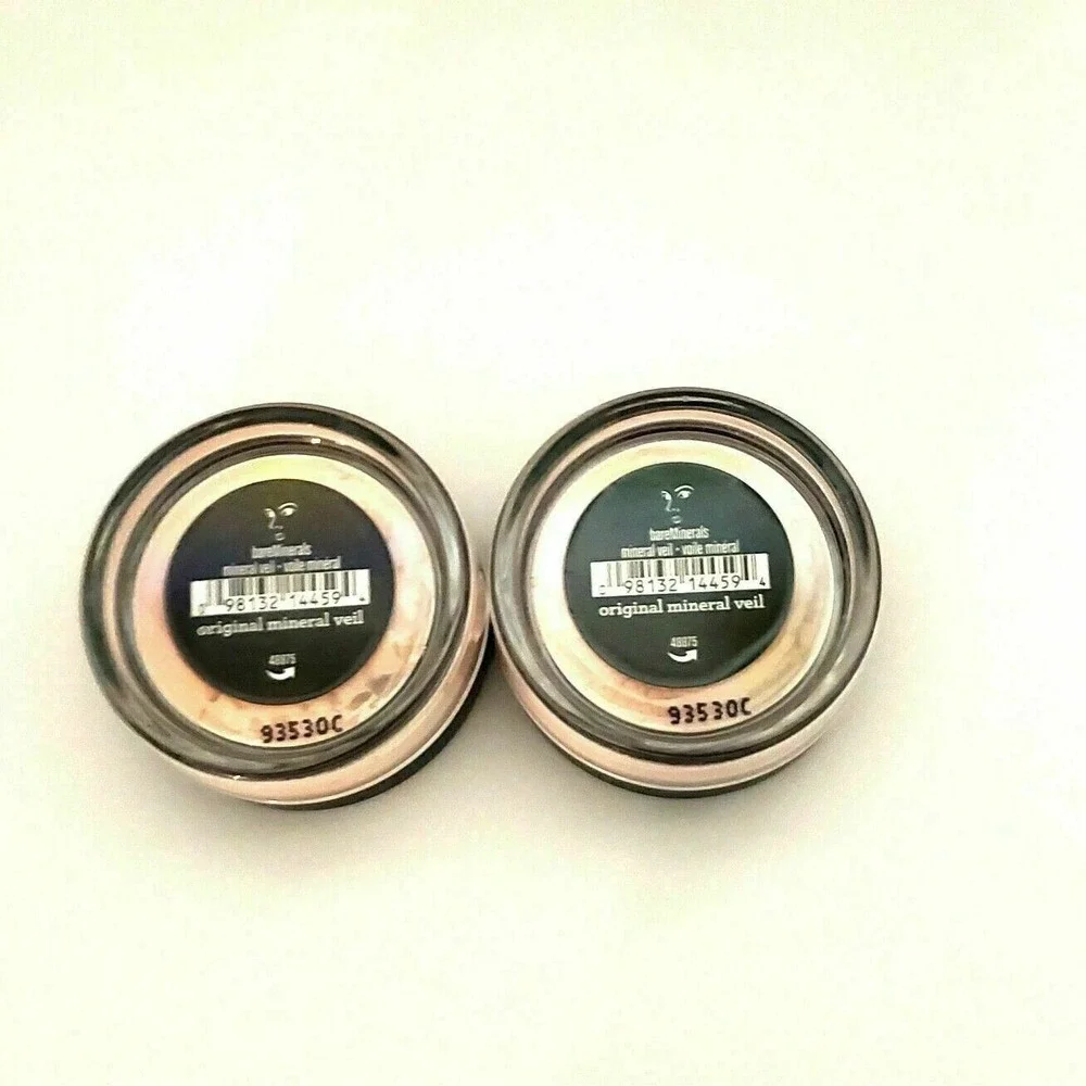 2 x bareMinerals ORIGINAL MINERAL VEIL Finishing Powder 0.75g travel size Bare